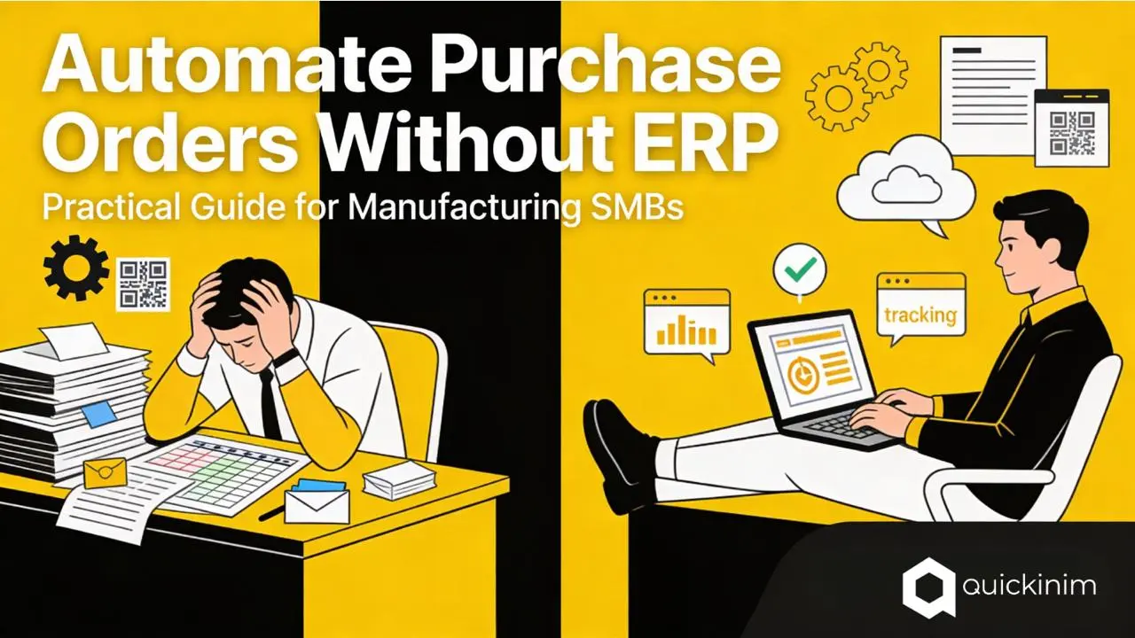 How to Automate Purchase Orders Without ERP